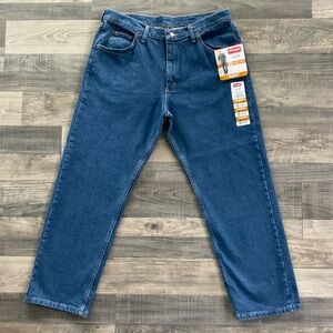 36x30 NWT Wrangler Five Star Relaxed Fit Flex Jeans Men’s Blue 1097FXVMD